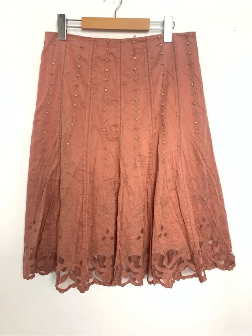 Elie Tahari Embroidered Skirt